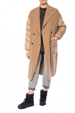Coat with quilted sleeves, zdjęcie 2 Coat with quilted sleeves od Moncler